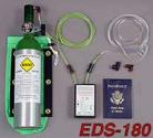 EDS Single place oxygen system with aluminum bottle.